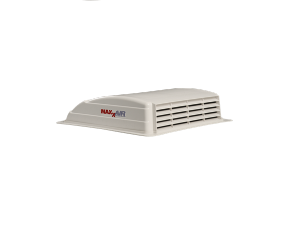 Покривен вентилатор MAXXAIR Mini Vent Deluxw 12 V с дъждобран, цвят бял